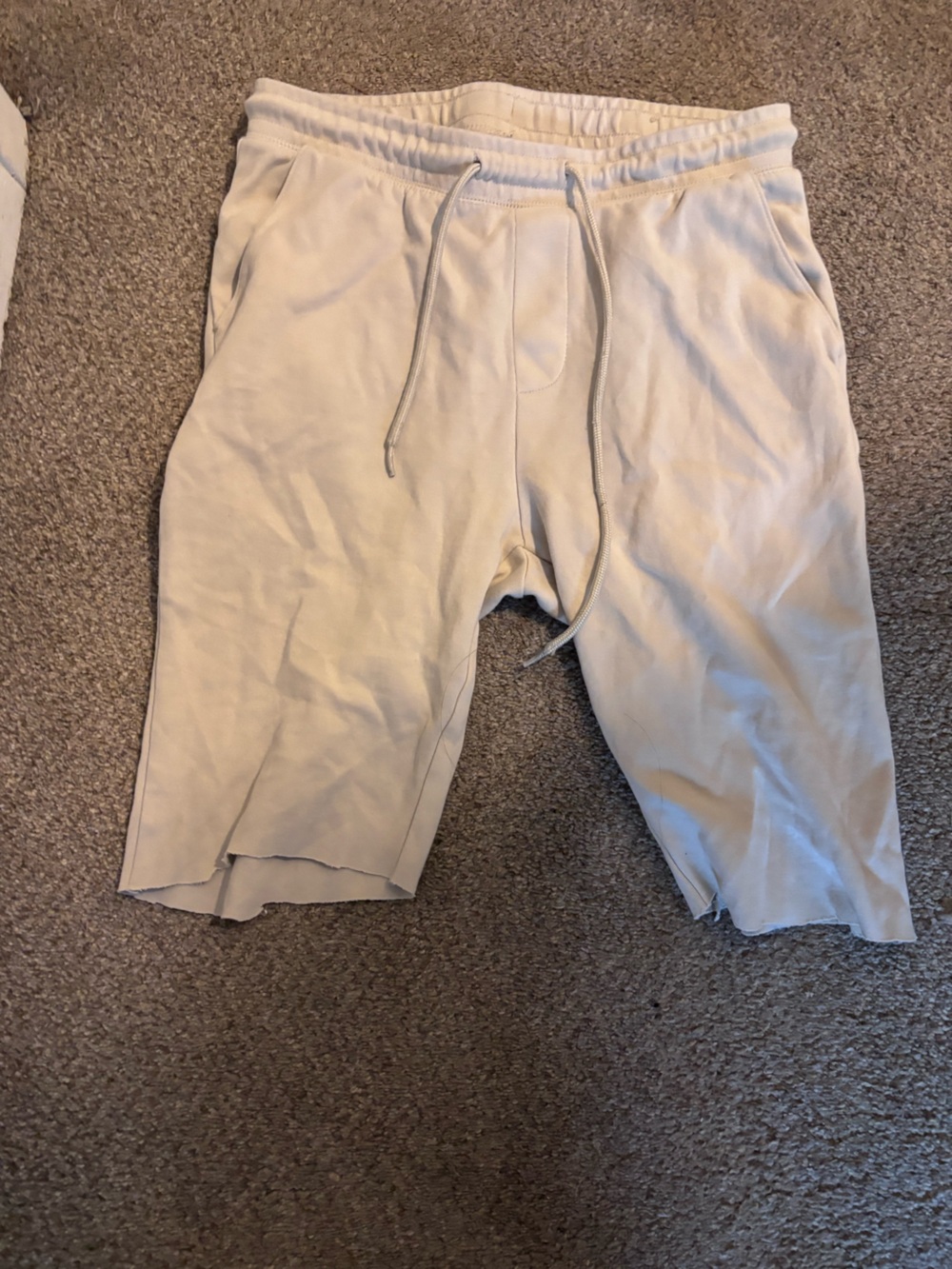 Apt. 9 Men's Light Cream Drawstring Sweatshorts